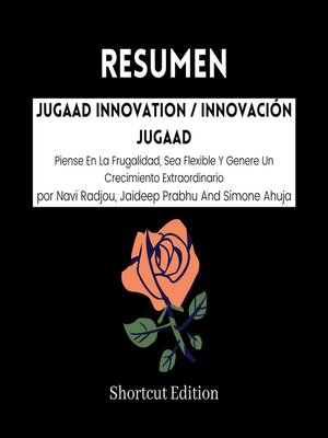 cover image of RESUMEN--Jugaad Innovation / Innovación Jugaad